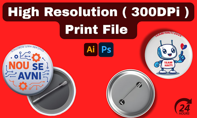 design custom pin buttons badges