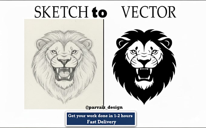 vectorize your art, sketches, and paintings