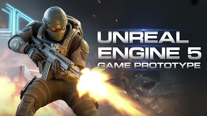 develop multiplayer unreal engine 5 game prototype, ue5 shooting game mechanics
