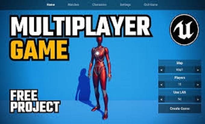 Create unreal engine multiplayer game, online gameplay, ue5 replication ...