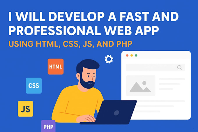 develop a customized responsive lightweight web app using HTML CSS js and PHP