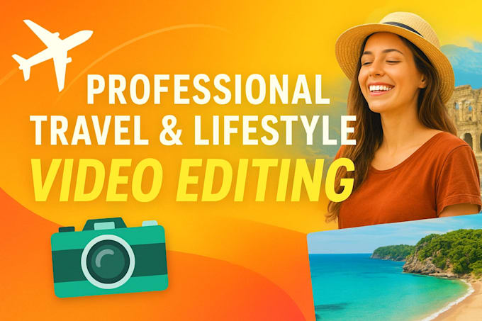 professionally edit your travel, lifestyle vlog video