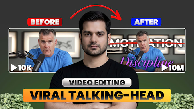 do professional talking head video editing for youtube