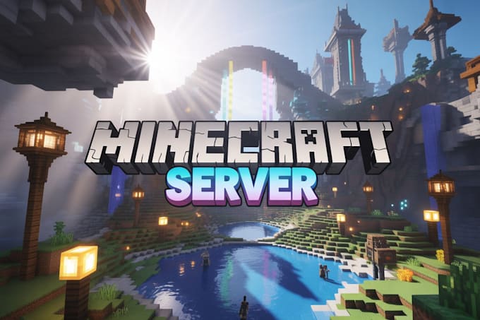 Build an epic minecraft spawn, villages, base, hub, house, lobby for ...