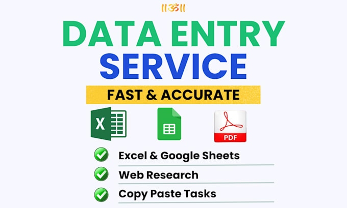 do accurate data entry  web research and typing job