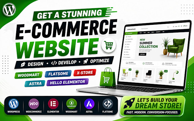 redesign your flatsome and woodmart theme