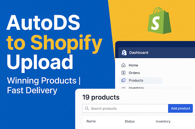 Upload autods winning products to your shopify store by Lawrenceope ...
