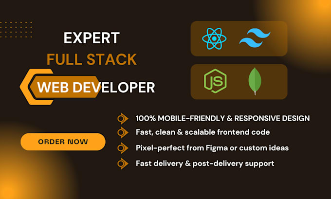 do full stack website development as your mern stack frontend backend dev