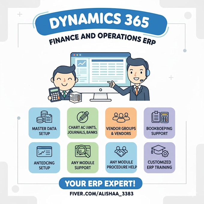 Help you in microsoft dynamics 365 finance and operations erp by ...