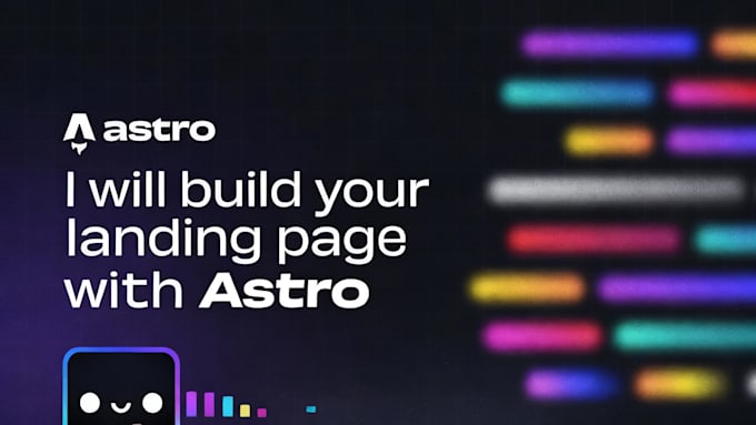 build your landing page with astro