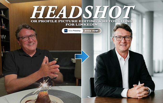 professionally edit your linkedin or corporate headshot