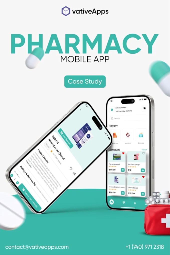 develop a custom pharmacy mobile app with medicine delivery and e prescription