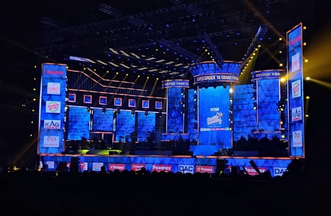 resolume vj loops concert stage show dj visual concerts led screen animation
