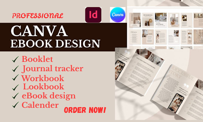 craft canva booklet, journal tracker, calender, workbook fillable pdf form