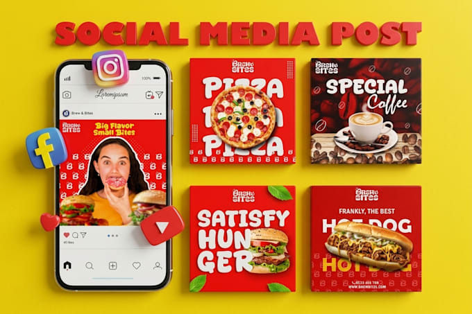 create modern and engaging social media post design