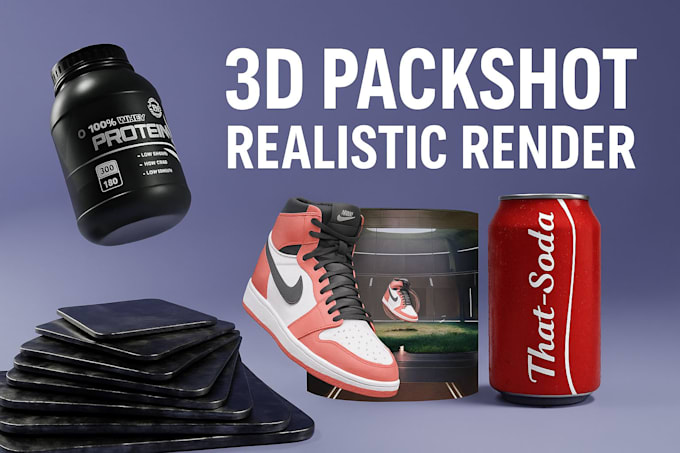 Producd Render Create a high quality 3d product renders and packshots by Icarodias ...