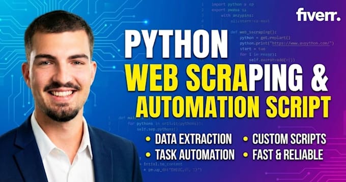 write a python web scraping and automation script