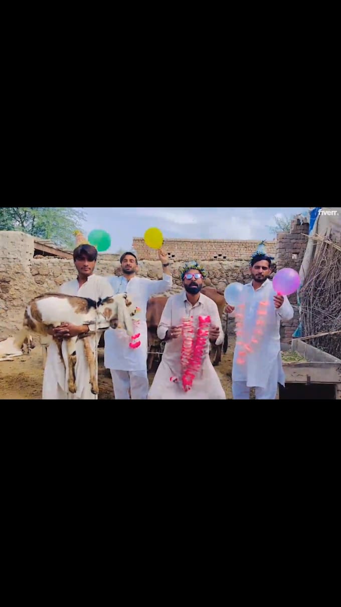 create funny happy birthday video