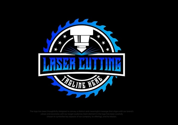 create wonderful and excellent laser logo design