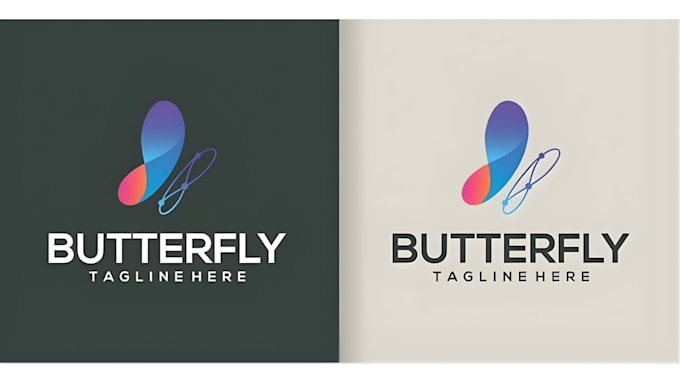 do awesome butterfly logo design