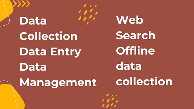 collect data online offline about any business property