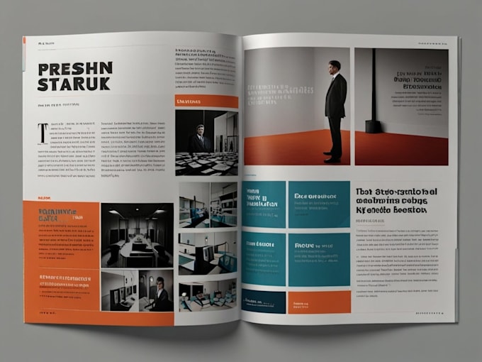 Ontwerp een interieurboek vloerplan architectuur lay-out magazine 3d ...