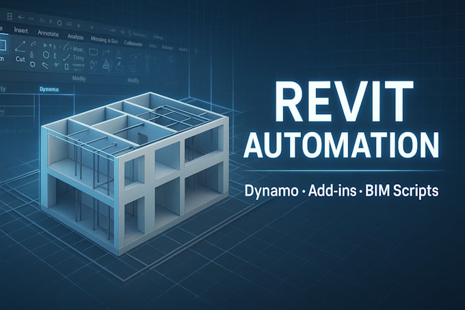 develop revit addins, parametric tools, and bim automation scripts