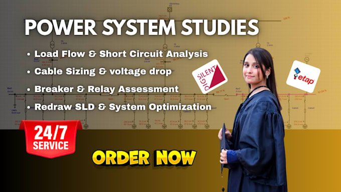 do power system studies using etap and digsilent
