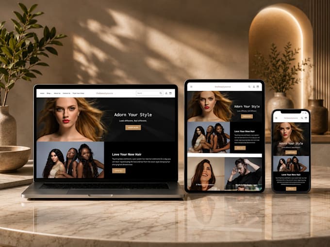 develop, design and build a shopify store or shopify website