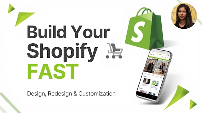 build shopify store or dropshipping ecommerce store