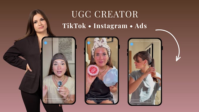 be your french ugc creator for tiktok and instagram ads