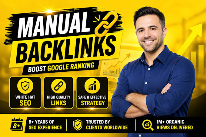 build manual white hat SEO backlinks to boost google ranking
