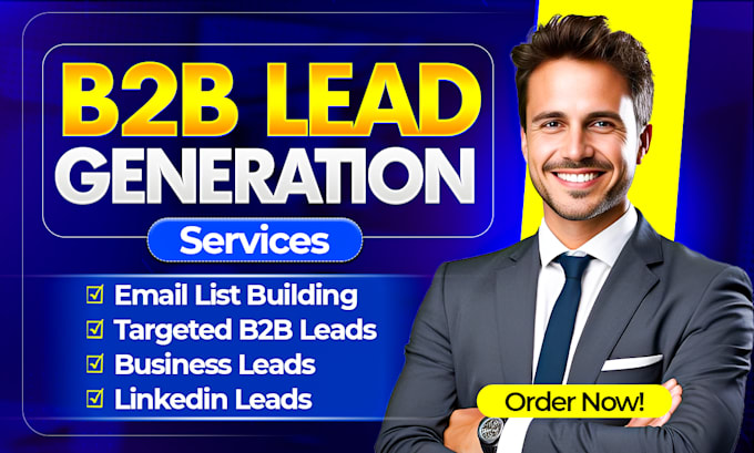 do b2b lead generation with decision makers contact information