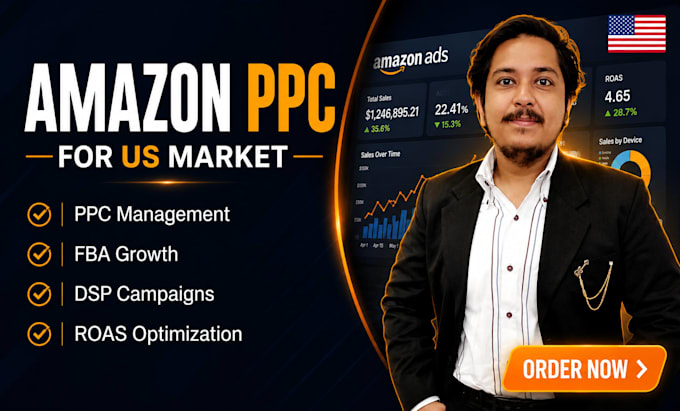manage amazon PPC and dsp ads for traffic conversions growth