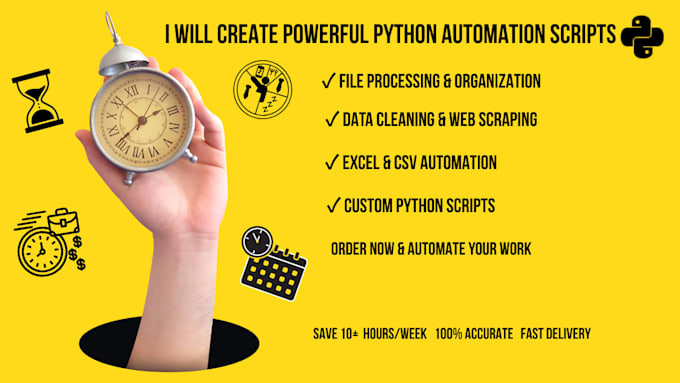automate your data and file tasks using python scripts