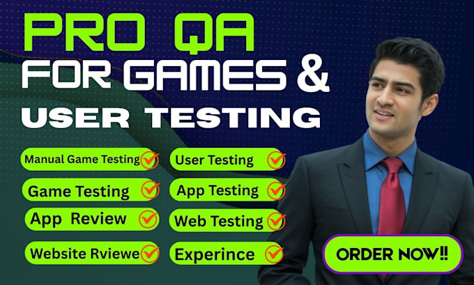 test and review game app testing, website testing QA, iphone, ipad, mobile app