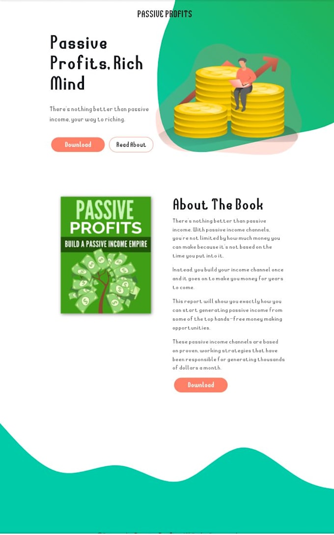 Design a modern, high converting landing page for your business by ...