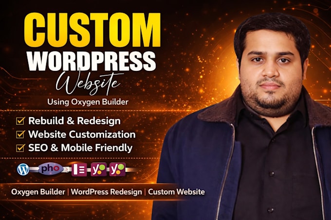 design and customize wordpress website elementor  for ecommerce or services use