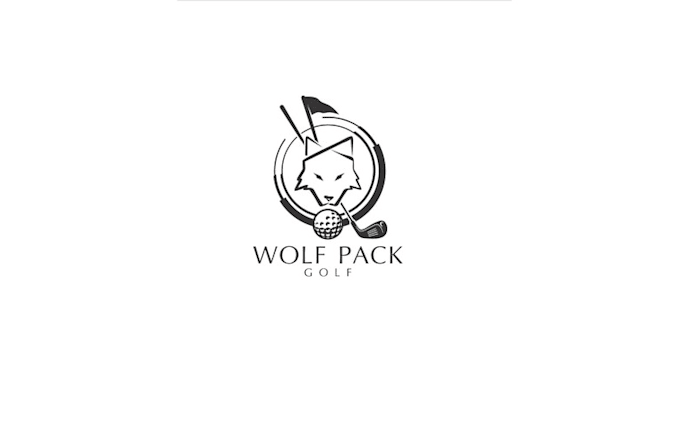 design golf friends community group logo