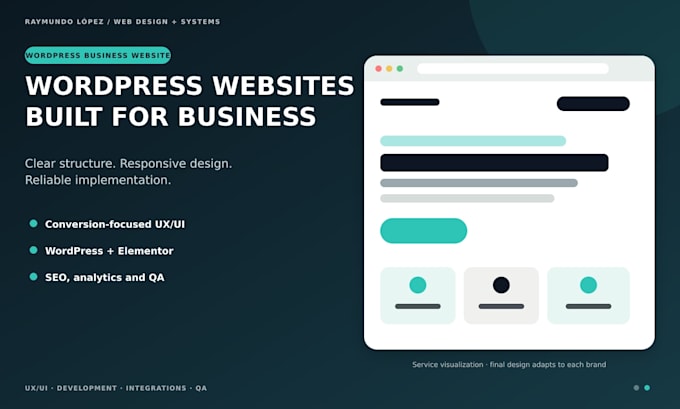 design a wordpress landing page built to convert with tracking setup