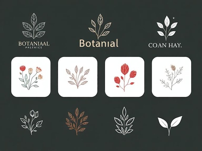 design a botanical logo
