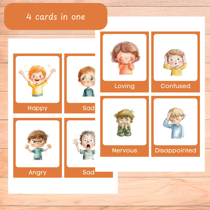 Design montessori and preschool flashcards for kids learning by Planned ...