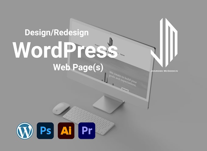 design or update a wordpress web page