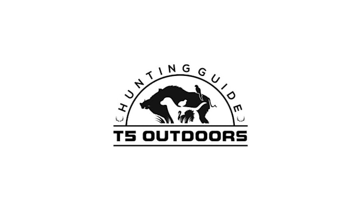 design modern super hunt guide logo