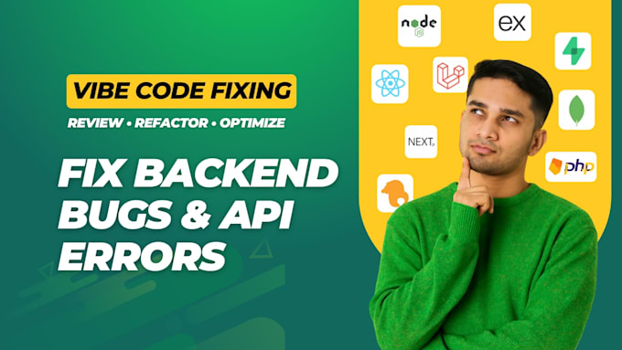 review, refactor and optimize your backend or API code with vibe fixing