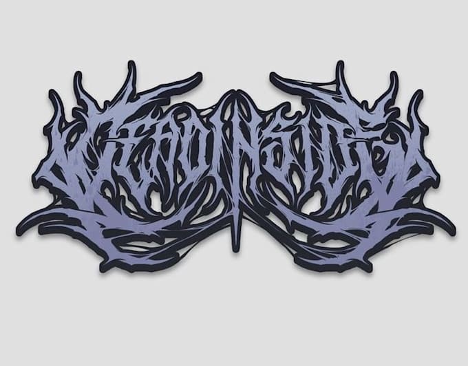 Metal Logo Tutorial Draw a professional metal band logo design in 1 day by Frances_rlave ...