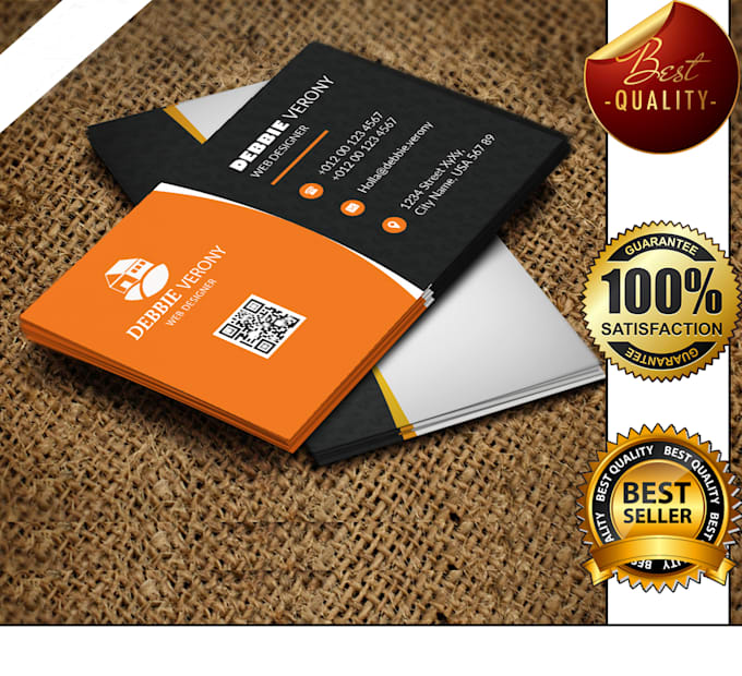 design business card with two concepts for your business
