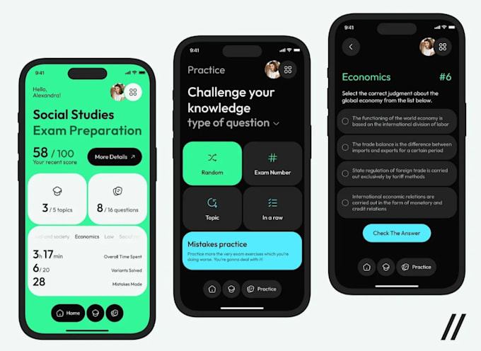 build an ai elearning app and lms platform using flutter or react native