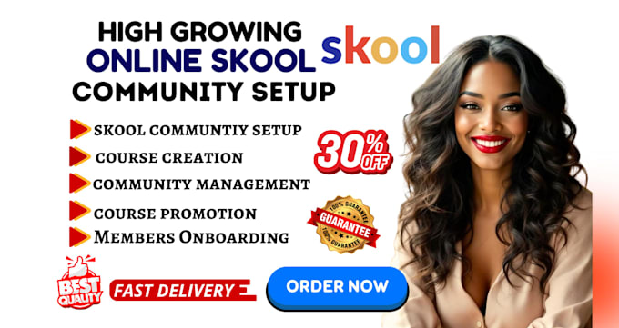 skool community setup skool community manager skool online community skool setup