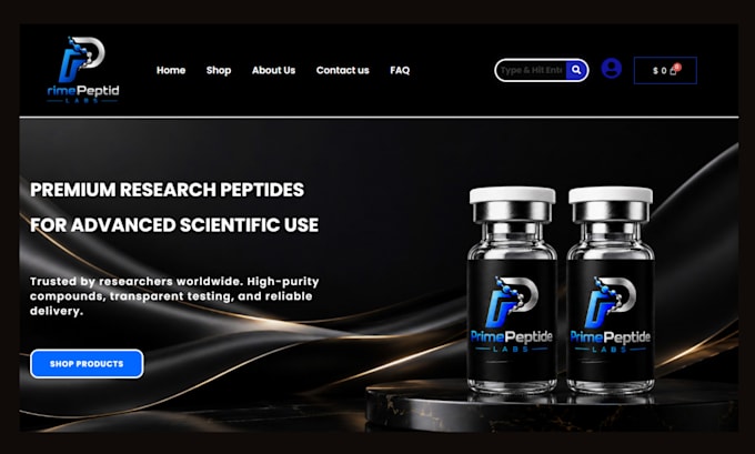set peptide ads fda compliance with ai shop agency coa research peptide website